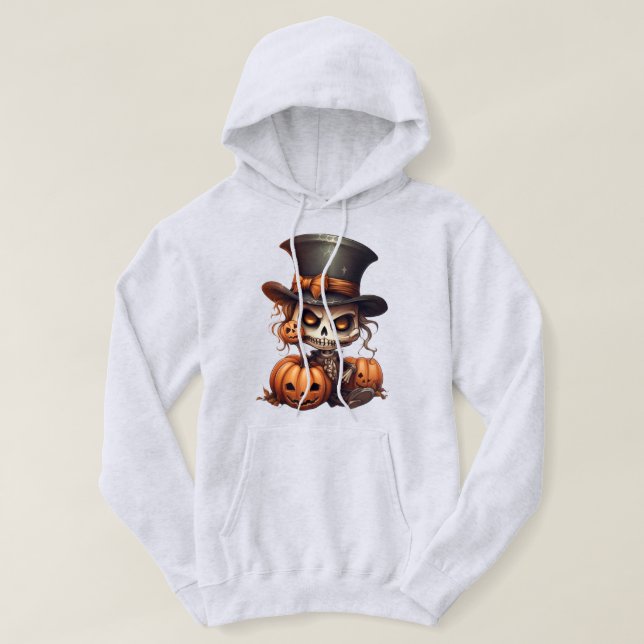 Steampunk Skeleton Hoodie (Design vorne)