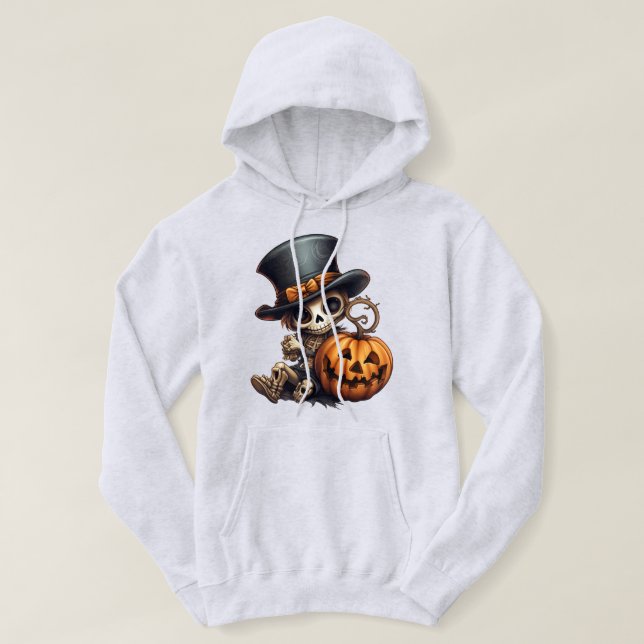 Steampunk Skeleton Hoodie (Design vorne)