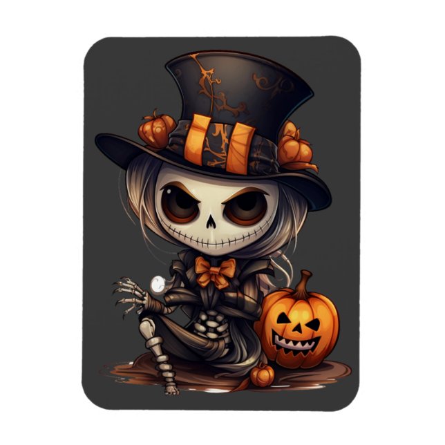 Steampunk Skeleton Magnet (Vertikal)