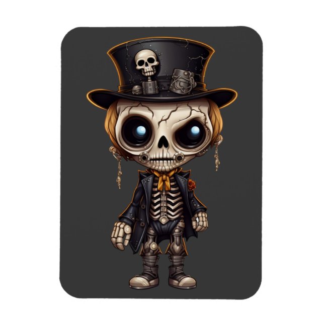 Steampunk Skeleton Magnet (Vertikal)