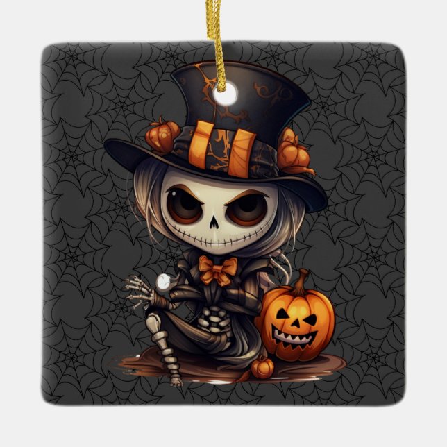 Steampunk Skeleton Ornament (Vorderseite)