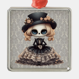 Steampunk Skeleton Ornament Aus Metall