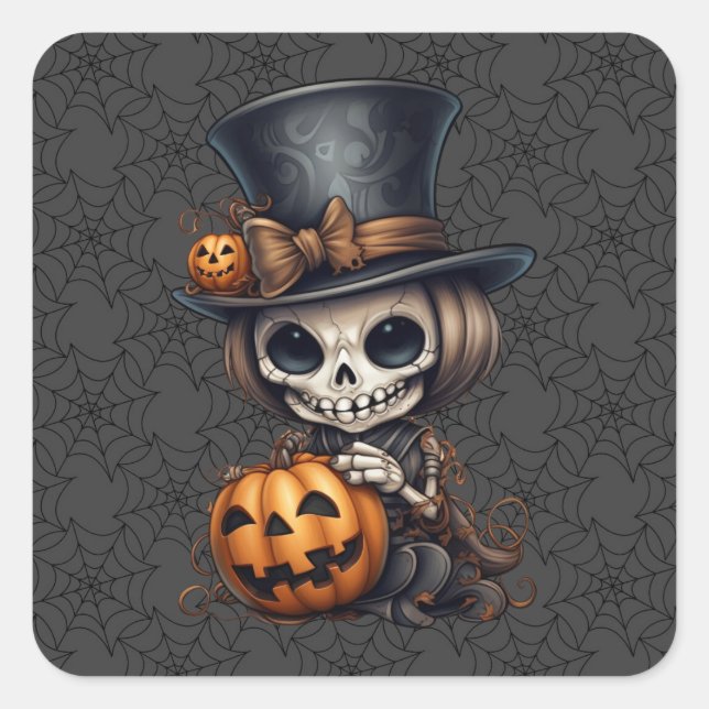 Steampunk Skeleton Stickers (Vorderseite)