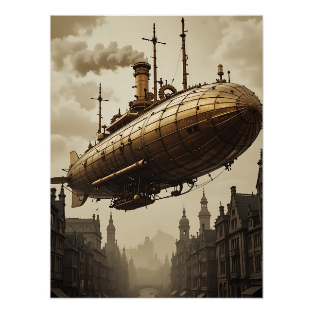 Steampunk Skies Poster (Vorderseite)