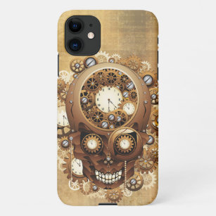 Steampunk Skull Gothic Style iPhone 11 Hülle