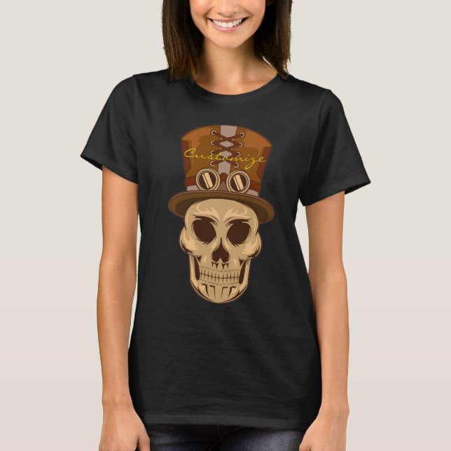 Steampunk Skull in Top Hat Thunder_Cove (Vorderseite)