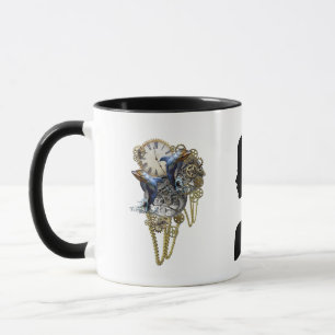 Steampunk-Skulptur - Art Trendy Tasse