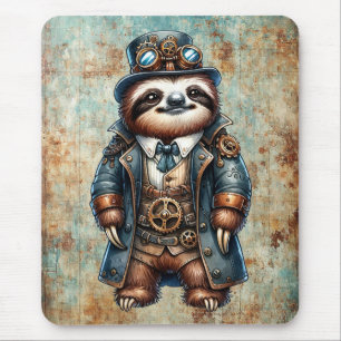 Steampunk Sloth Mousepad