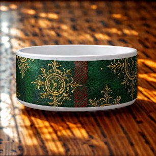 Steampunk Snowflake Rot und Grüner Tartan Napf