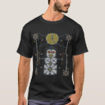 Steampunk Snowman Ugly Christmas Sweater T - Shirt<br><div class="desc">Warum sollten Steampunk-Fans links werden,  wenn es um hässliche Weihnachtssüßer geht? Dieser steampunkte Schneemann steht unter einer mechanischen Uhr für dieses hässliche Weihnachtsdesign.</div>