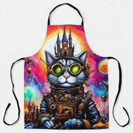 Steampunk Space Cat I Schürze