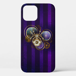 Steampunk Spider im Lila Hintergrund Case-Mate iPhone Hülle