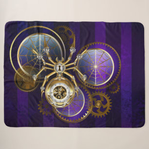 Steampunk Spider im Lila Hintergrund Sherpadecke