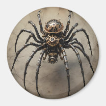 Steampunk Spider Magnet