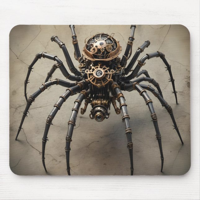 Steampunk Spider Mousepad (Vorne)