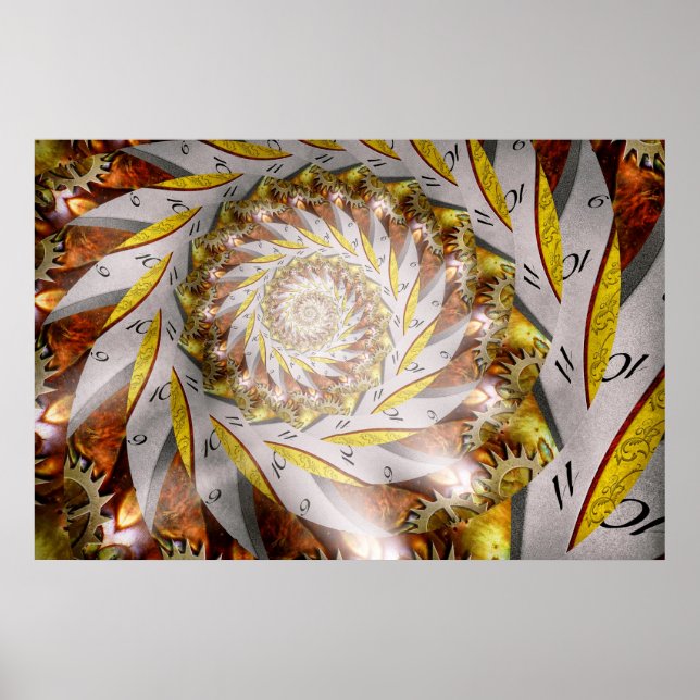 Steampunk - Spiral - Time Iris Poster (Vorne)