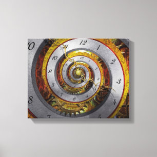 Steampunk - Spirale - unbegrenzte Zeit Leinwanddruck