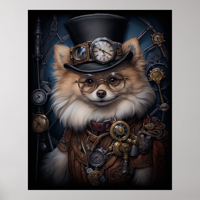 STEAMPUNK SPITZ POSTER (Vorne)