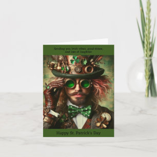 Steampunk St. Patrick's Day Card
