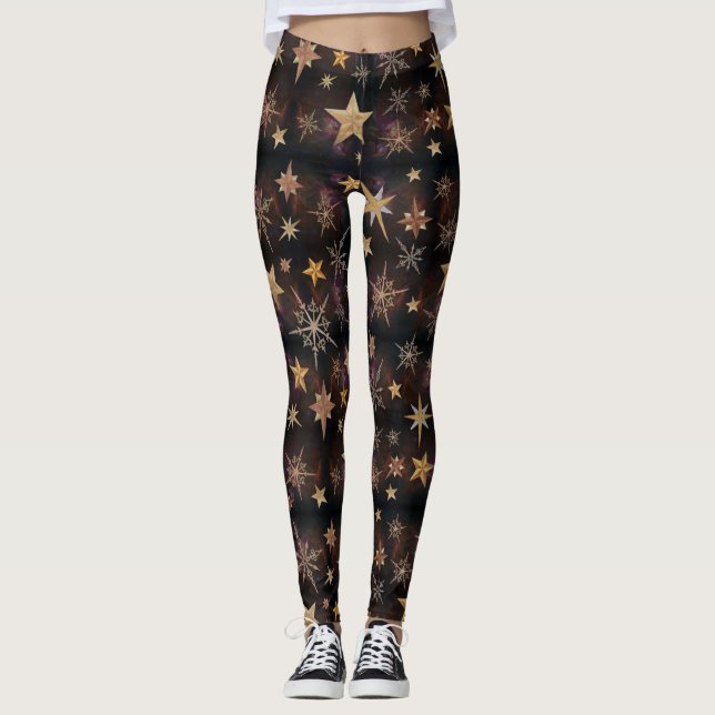 Steampunk Stars Leggings (Vorderseite)