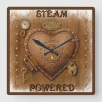 Steampunk Steam Powered Heart