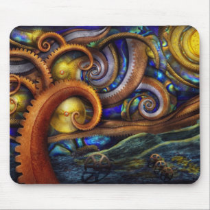Steampunk - sternenklare Nacht Mousepad