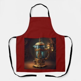 Steampunk Style French Press Schürze