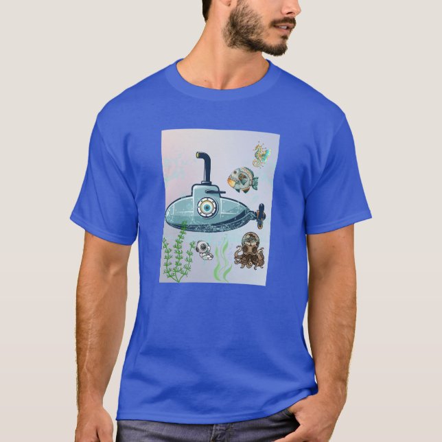 Steampunk Submarine T-Shirt (Vorderseite)