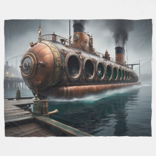 Steampunk Submersible Ocean Liner Fleecedecke