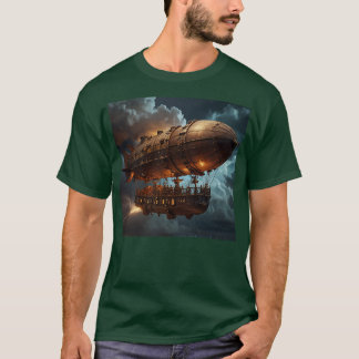 Steampunk Submersible Ocean Liner T-Shirt