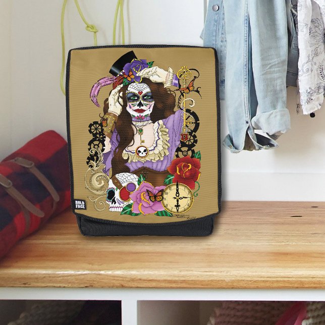 Steampunk Sugar Skull Rucksack (Von Creator hochgeladen)