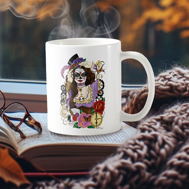 Steampunk Sugar Skull Tasse (Von Creator hochgeladen)