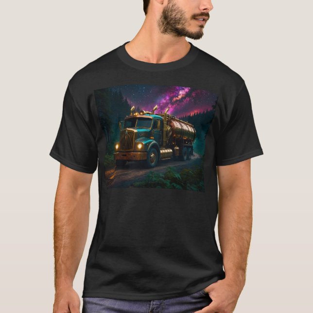 Steampunk Tanker Truck T-Shirt (Vorderseite)