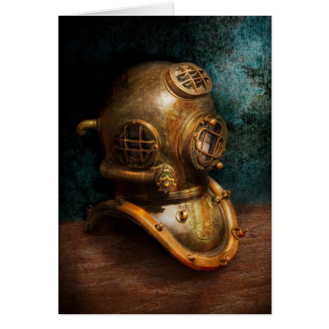 Steampunk - Tauchen - der Tauchsturzhelm (Vorne)