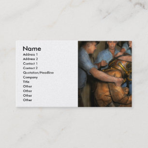 Steampunk - Taucher - eine Last weg von meinen Visitenkarte