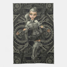 Steampunk Tea Handtuch