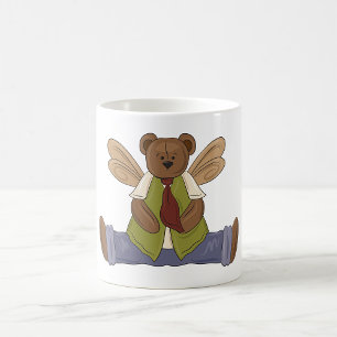 Steampunk Teddy Bear mit Fairy Wings Kaffeetasse