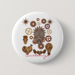 Steampunk Theme Thunder_Cove Button