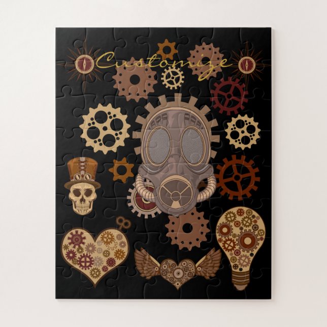 Steampunk Theme Thunder_Cove Puzzle (Vertikal)