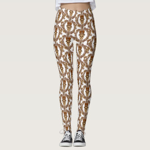 Steampunk Theme Top Hat Skull Thunder_Cove Leggings