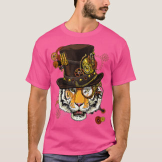 Steampunk Tiger Steampunk Tiger Animal Lovers T-Shirt