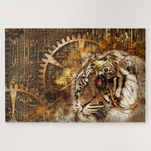 Steampunk-Tigerpuzzle Puzzle