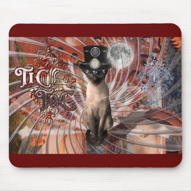 Steampunk Time Traveller Meezer Mousepad (Vorne)