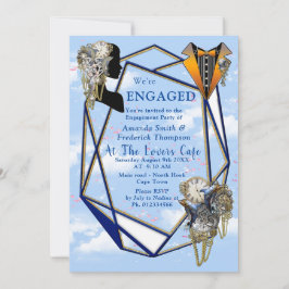 Steampunk Timeless Wedding Party Karten & Geschenk