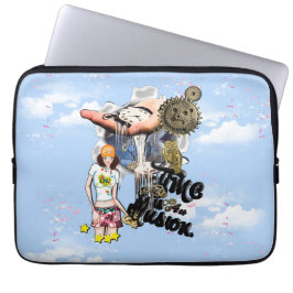 Steampunk Timeless Wedding Party Karten & Geschenk Laptopschutzhülle