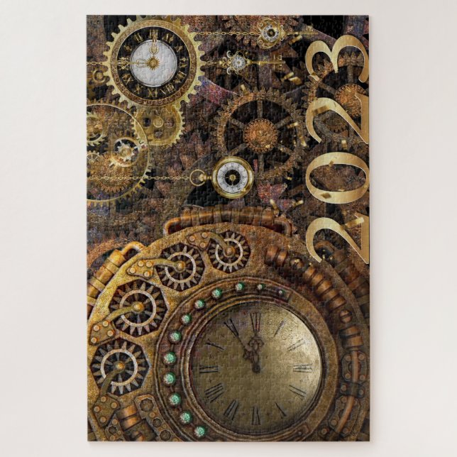 Steampunk Timeparts 2023 Puzzle (Vertikal)