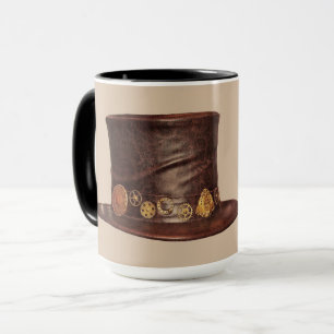 STEAMPUNK TOP HAT KAFFEE MUGS TASSE