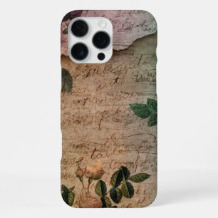 Steampunk Torn Rose Vintage Not leidende Ephemer iPhone 16 Pro Max Hülle