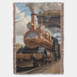 Steampunk Train Verlassend London Decke