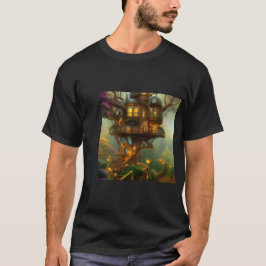 Steampunk Treehouse Observatory T-Shirt